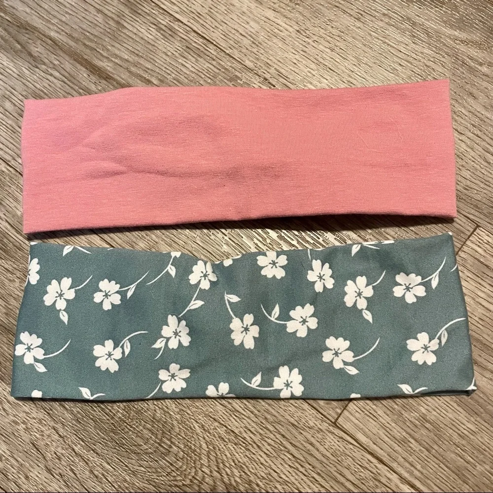 Pastel Spring Floral Wide Twist Headbands NEW